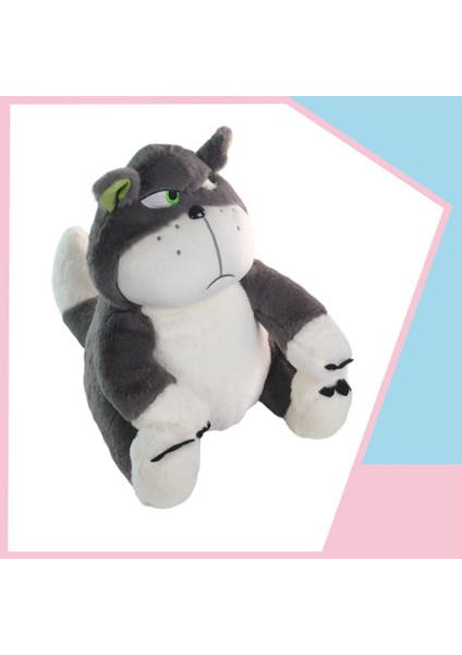 Kizgin Kedi Sabri Peluş Uyku Arkadaşi 40 cm Antrasit 416008