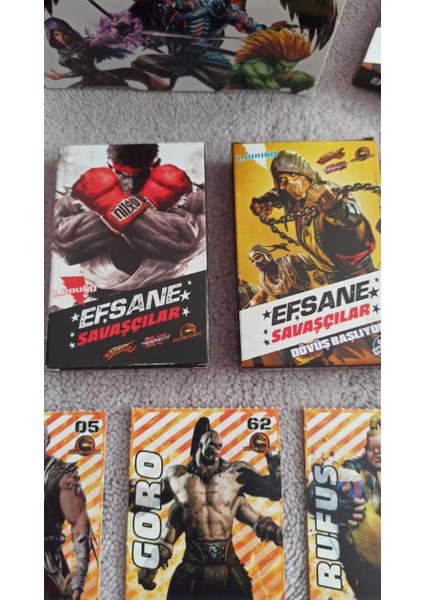 Efsane Savaşçılar Oyun Kartları & 6 X10 Toplam 60 Adet Kart & Kutusuz fırsatları