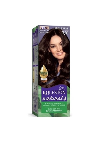 Naturals Saç Boyası Koyu Kahve 3/0