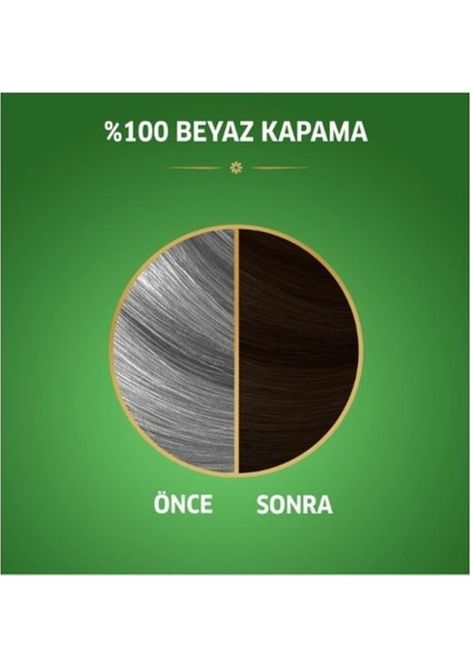 Naturals Saç Boyası Koyu Kahve 3/0 2x Paket