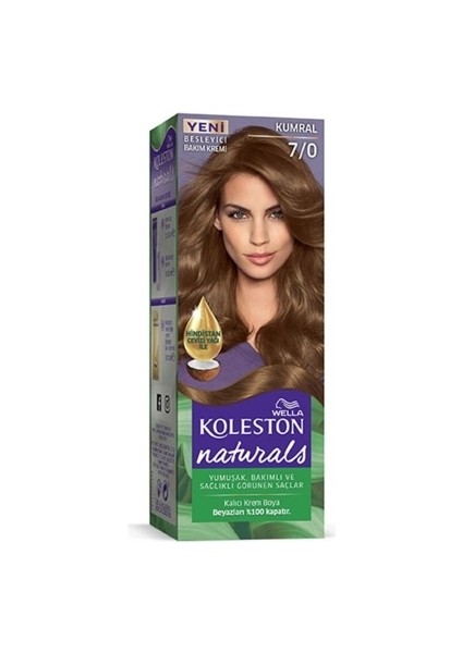 Naturals Saç Boyası Kumral 7/0