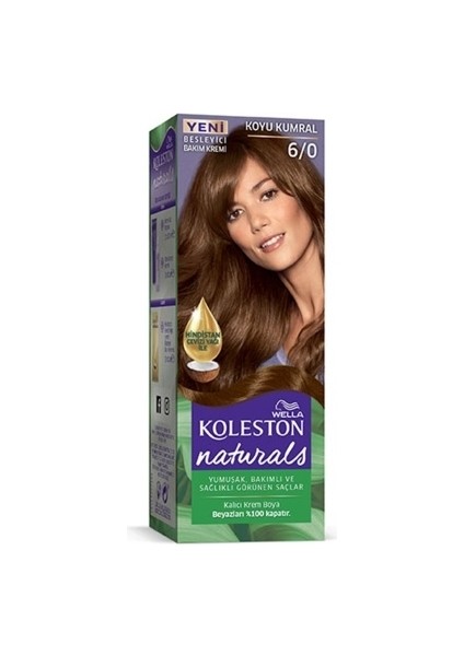 Naturals Saç Boyası Koyu Kumral 6/0