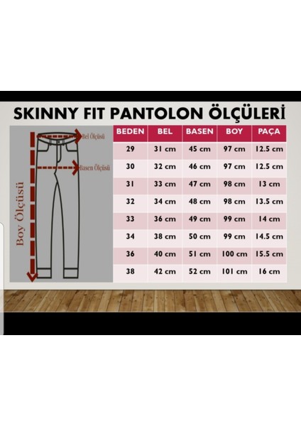 Ceza Denim Erkek Skinny Fit Likralı Dar Kesim Pantolon