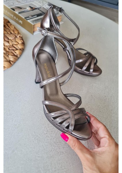 015 5009 8cm Topukla Kadın 8 cm Abiye Ayakkabı fiyatları