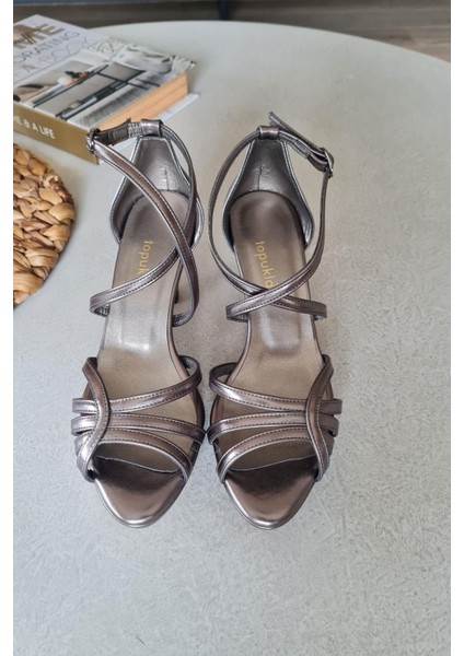 015 5009 8cm Topukla Kadın 8 cm Abiye Ayakkabı modelleri