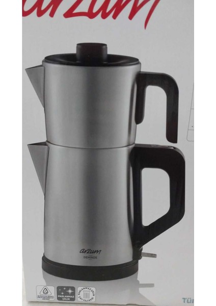 Modern AR3129 Tea Mechıne Çay Makinesi Gri 1-2 L 500+ L  Çelik  Met