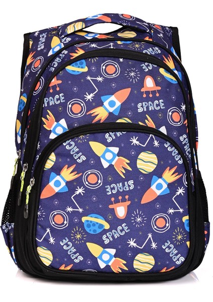 106 Space Okul Sırt Çantası 3'lü Set Lacivert modelleri