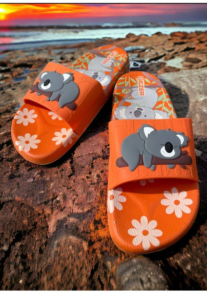 Koala Detaylı Kaymaz Plastik Havuz Deniz Banyo Balkon Teras Ev ve Sokak Terliği fırsatları