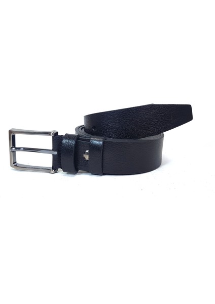 Büyük Beden Deri Kemer Siyah Spor 83009