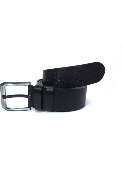 Büyük Beden Deri Kemer Siyah Spor 83005