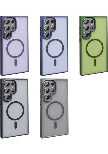 Galaxy S24 Ultra Kılıf Magsafe Şarj Özellikli Mat Arka Yüzey Redclick Sio Kapak fırsatları