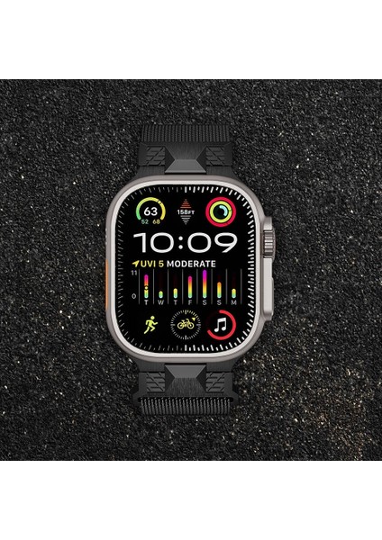 Apple Watch Ultra 2 49MM KRD-107 Metal Hasır Kordon fırsatları