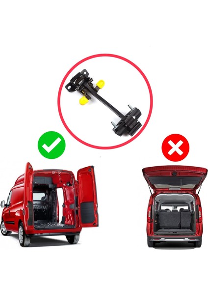 BSP1144 Fiat Doblo 263 2010-2022 Opel Combo D 2012-2018 51879452 Için Arka Bagaj Sağ Veya Sol Kapı Gergi Yayı modelleri