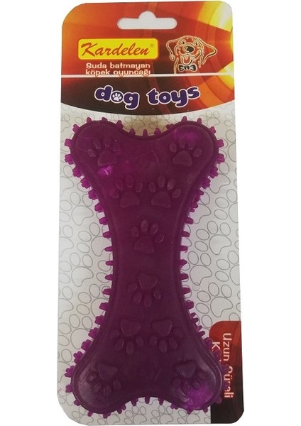 Patili Plastik Köpekler Için Diş Kaşıma Kemiği L 14 cm
