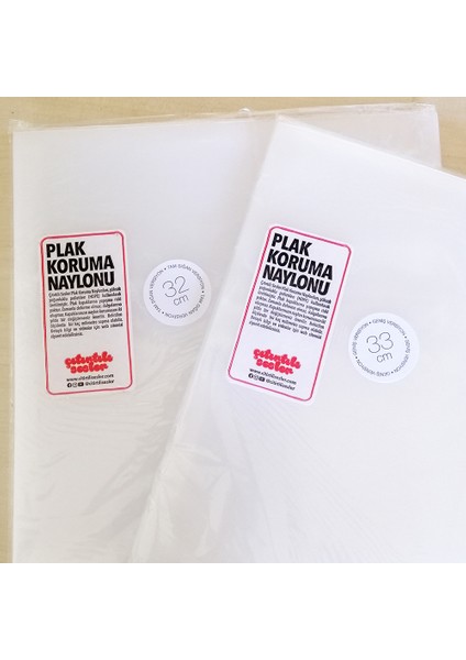LP Plak Koruma Naylonu (50 adet) modelleri