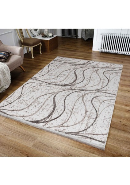Emboss Kaymaz Taban Kabartmalı Halı Makinede Yıkanabilir 1078 Vizon Yolluk&halı (Püsküllü-Saçaklı) fiyatları