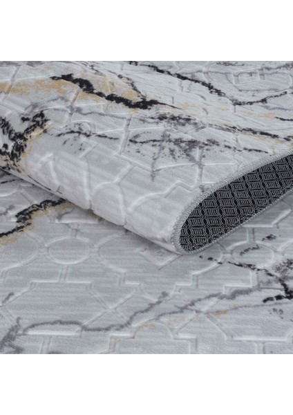 Emboss Kaymaz Taban Kabartmalı Halı Makinede Yıkanabilir 1072 Gri Yolluk&halı (Püsküllü-Saçaklı) modelleri