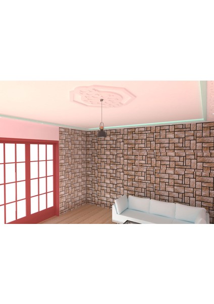 Lamba Tavan Göbeği 48-Yuvarlak-Dış Çıtalı-8g