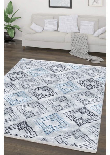 Emboss Kaymaz Taban Kabartmalı Halı Makinede Yıkanabilir 4002 Gri Yolluk&halı (Püsküllü-Saçaklı) modelleri