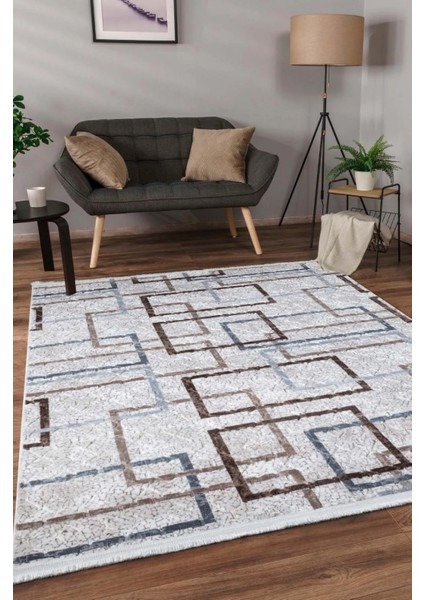 Emboss Kaymaz Taban Kabartmalı Halı Makinede Yıkanabilir 4001 Gri Yolluk&halı (Püsküllü-Saçaklı) fiyatları