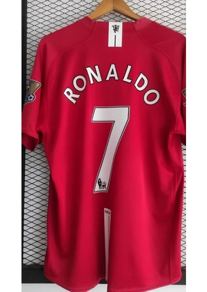 Manchester United 2008 Sezonu Cristiano Ronaldo Kısa Kol Nostalji Forması