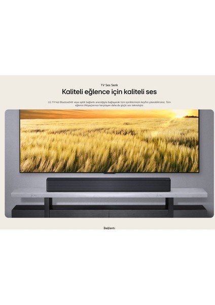 Lg Ev Sinema Soundbar Premium Dts Virtual: x 600W Yüksek Ses ve Kalite, 4.1 Kanal Sinema Deneyimi, Kablosuz Bluetooth Optik, HDMI ve USB Ses Sistemi