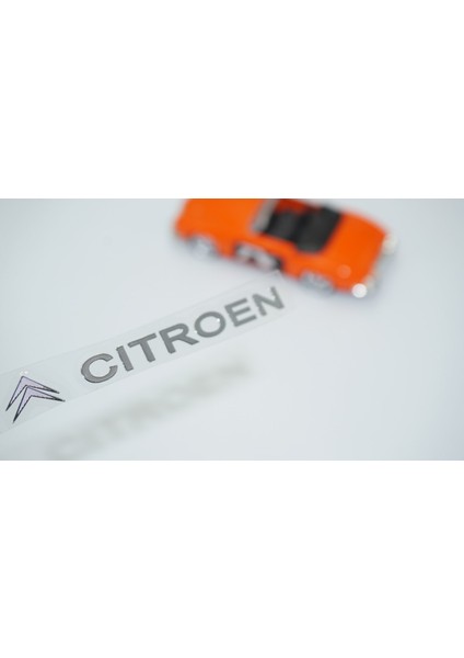 Citroen Logo Alüminyum Torpido Ayna Cam Sticker