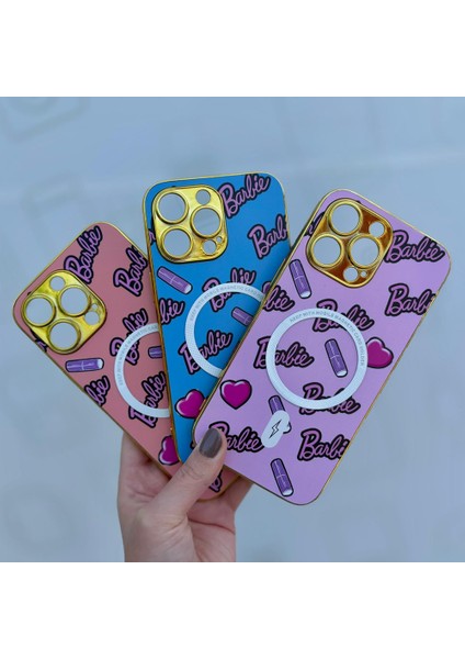 iPhone 14 Pro Max Barbie Seri Magsafe Uyumlu Kamera Korumalı Silikon Kapak modelleri