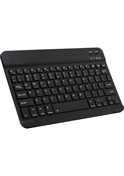 Lenovo Tab M10 Plus TB125FU 10.61" Uyumlu Kablosuz Bluetooth Şarjlı Mini Q Klavye - Siyah