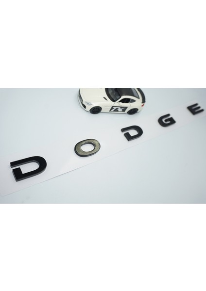 Dodge Bagaj Siyah Abs 3m 3D Uzun Yazı Logo Amblem