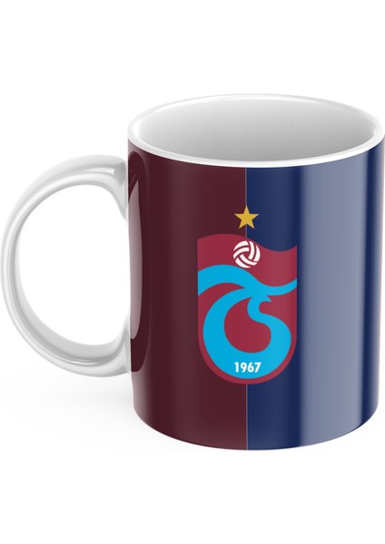 Kişiye Özel Trabzonspor Tasarım Isimli Kupa Bardak