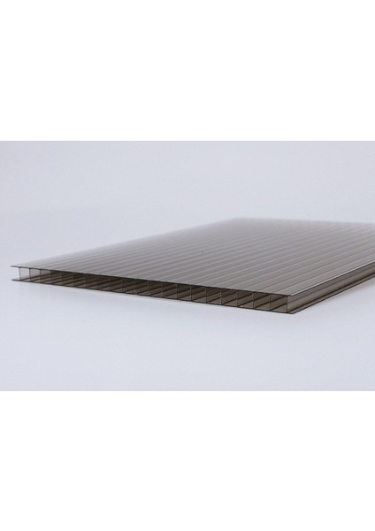 - Yeni Kapı Üstü Pratik Plastik Sundurma 100 x 240 cm - Bronz Plastik