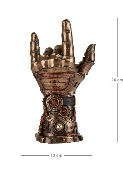 Steampunk Serisi Eldiven Biblo “seni Seviyorum” El Işareti fiyatları