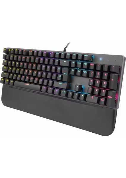 GK60 Oyuncu Klavyesi Bilek Destekli Akışkan Işıklı Kablolu Masaüstü Bilgisayar Dizüstü Ofis Gaming Keyboard
