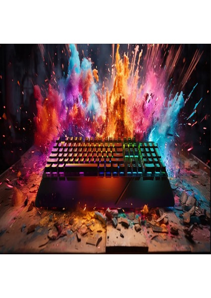 GK60 Oyuncu Klavyesi Bilek Destekli Akışkan Işıklı Kablolu Masaüstü Bilgisayar Dizüstü Ofis Gaming Keyboard