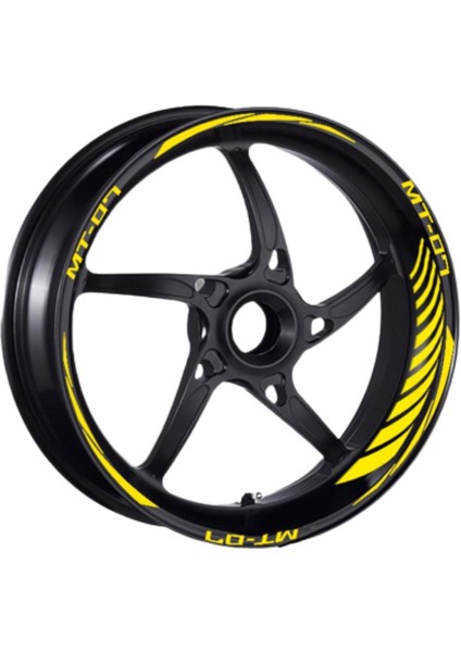 Yamaha Florasan Kırmızı Mt-07 Uyumlu Racıng 1 Set Jant Şeridi fiyatları