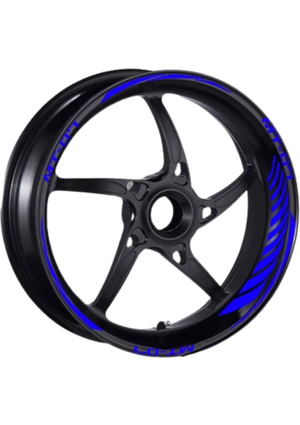 Yamaha Florasan Turuncu Mt-07 Uyumlu Racıng 1 Set Jant Şeridi modelleri