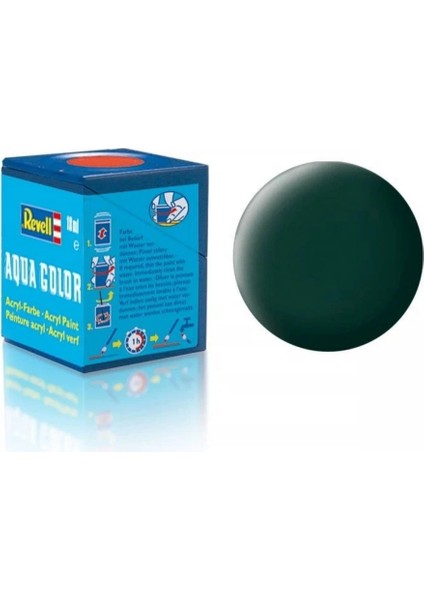 Aqua Color Black Green - Mat Boya- 18 ml