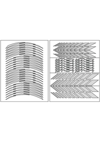 Yamaha Florasan Yeşil Mt-07 Uyumlu Racıng 1 Set Jant Şeridi fırsatları