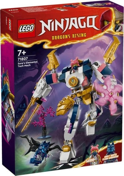 71807 Lego® Nınjago® Sora'nın Teknoloji Elementi Robotu 209 Parça +7 Yaş