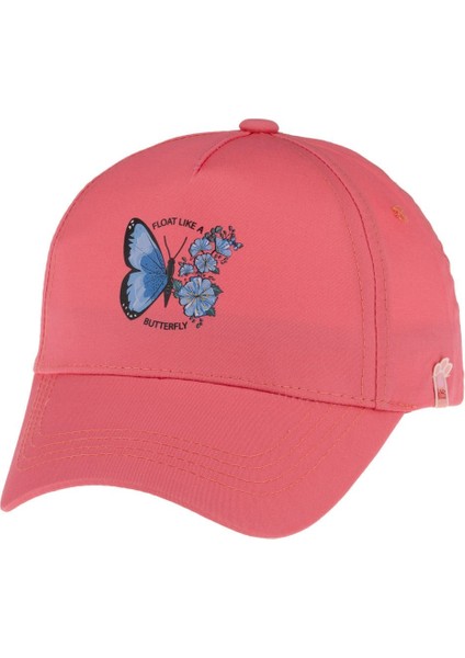 Çocuk Kız Şapka (4-8 Yaş) Y24200-02 Orta Pembe
