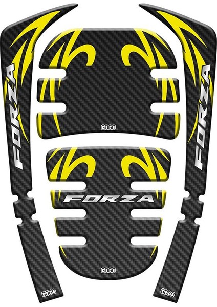 Honda Forza 2021 - 2024 Uyumlu Tank Pad 007