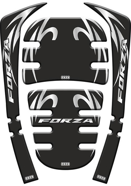 Honda Forza 2021 - 2024 Uyumlu Tank Pad 006