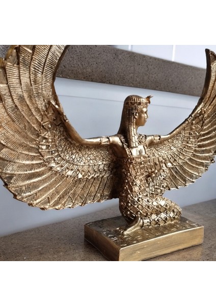 Antik Mısır Tanrıçası Isis Heykeli-Modern Şık Ev Dekorasyonu Biblo Heykeli fiyatları