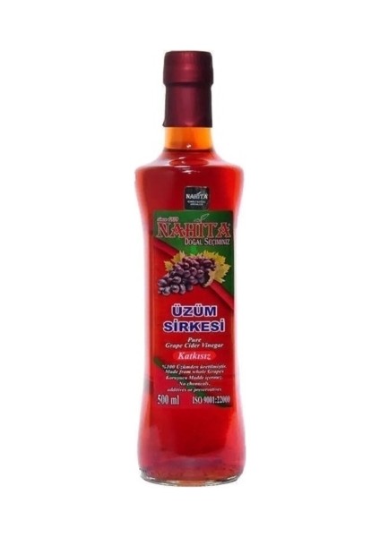Üzüm Sirkesi % 100 Doğal Katkısız 500 ml