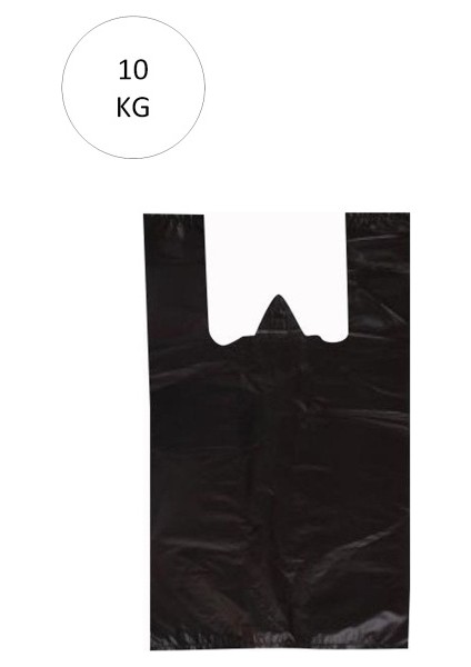 Siyah Atlet Poşet Mini Boy 20X34 cm Takriben 2.350 Adet 10 kg