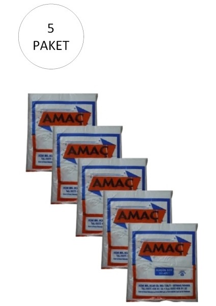 Şeffaf Hışır Atlet Poşet Küçük Boy 25X42 cm 650 gr (5 Paket-Takriben 1,500 Adet)