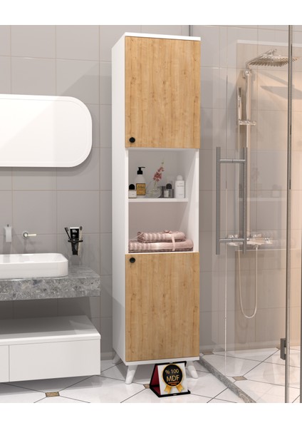 Bamba Banyo DOLABI,%100 Mdf,çok Amaçlı Dolap