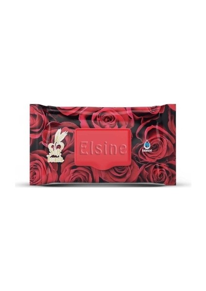 5 Paket Red Rose Islak Havlu Mendil 90 Adet Kapaklı Gül Kokulu