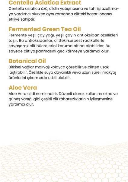 Cosmogenesis Labs Bitkisel Nemlendirici Cilt ve Makyaj Temizleme Yağı Vegan Yatıştırıcı Sebum Dengeleyici 400 ml